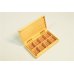 Photo2: Kura-san's Wooden Kebari Case (8 Compartments) Magnet type (2)
