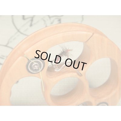 Photo5: Kura-san's Wooden Tenkara Line holder