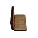 Photo3: "Jisaku-ya" Sugi-yaki Wooden Kebari Case (6 Compartments) Magnet type