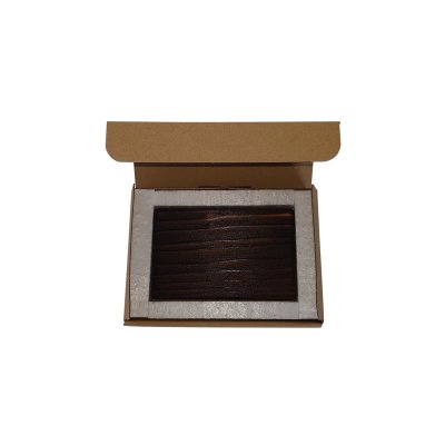 Photo7: "Jisaku-ya" Sugi-yaki Wooden Kebari Case (6 Compartments) Magnet type