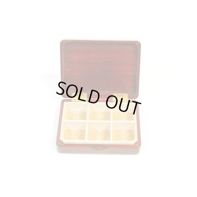 Photo4: Kura-san's Wooden Kebari Case Dark Brown(6 Compartments) Magnet type