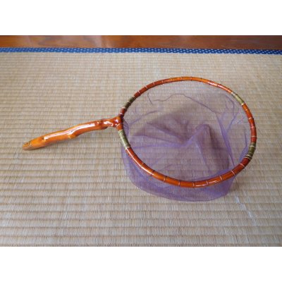 Photo2: Mankyu Keiryu Tamo #142 Momi 24.0cm Purple Net with Case