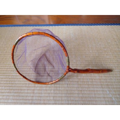 Photo3: Mankyu Keiryu Tamo #142 Momi 24.0cm Purple Net with Case