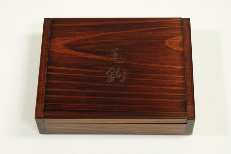 Magnet type Hinoki Wooden Kebari(Fly) Box (6 Compartments)