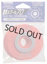 Photo: Custom Ordered Item #0223 Yamawa Sokko Spool(4 spools in 1 pack) 1 Red & 1 Blue