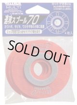 Photo: Custom Ordered Item #0232 Yamawa Sokko Spool(4 spools in 1 pack) 2 Red & 1 Blue