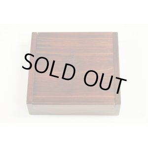 Photo: Custom Ordered Item #0399 Magnet type Hinoki Wooden Kebari(Fly) Box (4 Compartments) [AC009]
