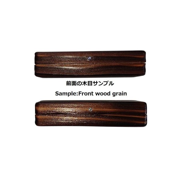 Photo11: "Jisaku-ya" Sugi-yaki Wooden Kebari Case (6 Compartments) Magnet type (11)