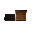 Photo12: "Jisaku-ya" Sugi-yaki Wooden Kebari Case (6 Compartments) Magnet type (12)