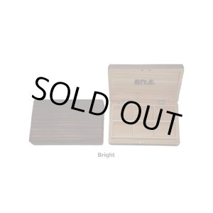 Photo: "Jisaku-ya" Sugi-yaki Wooden Kebari Case (6 Compartments) Magnet type