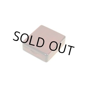 Photo: Kura-san's Wooden Kebari Case Dark Brown(4 Compartments) Magnet type