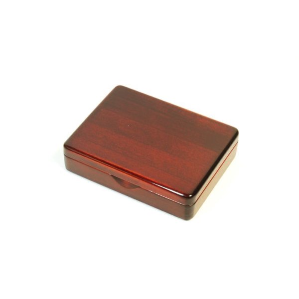 Photo1: Kura-san's Wooden Kebari Case Dark Brown(6 Compartments) Magnet type (1)