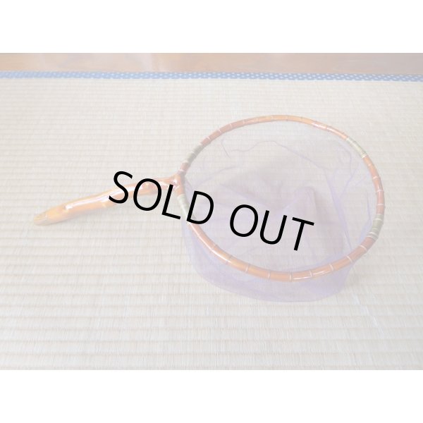 Photo2: Mankyu Keiryu Tamo #142 Momi 24.0cm Purple Net with Case (2)