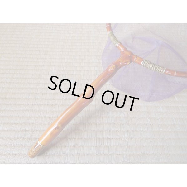 Photo5: Mankyu Keiryu Tamo #142 Momi 24.0cm Purple Net with Case (5)